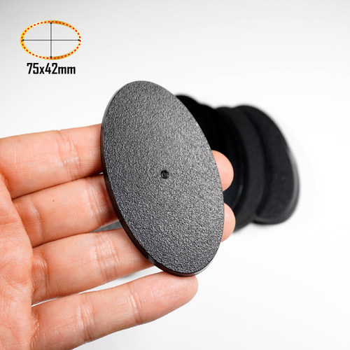 战锤底座 75x42mm 椭圆底座 战锤椭圆底座