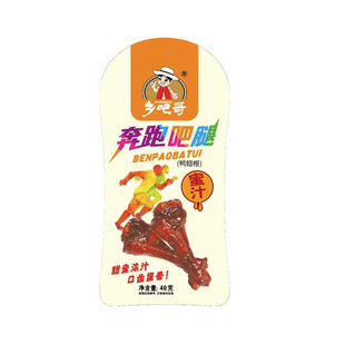 乡吧哥奔跑吧腿蜜汁甜辣鸭翅根鸭腿福鼎风味真空特产肉类零食小吃