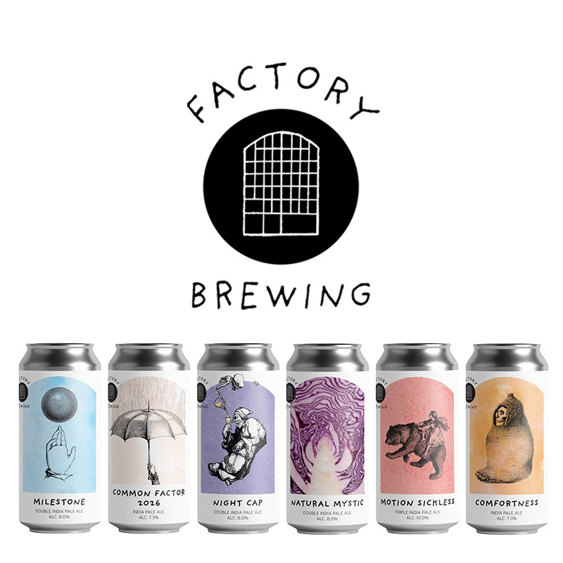 芬兰进口 芬厂 Factory 浑浊IPA/浑浊DIPA系列 440ml 精酿啤酒