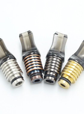 SOMEDAY 510不锈钢+扁嘴烟嘴滴嘴510 drip tip 0014