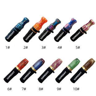 2023新款阿拉伯水烟嘴shisha mouthpiece树脂水烟嘴定制镭雕LOGO