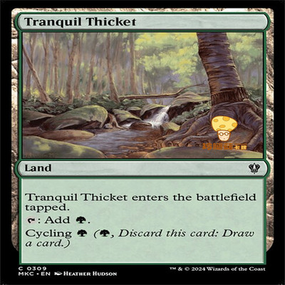 静谧灌丛Tranquil Thicket万智牌MTG庄园谋杀案指挥官MKC309英文