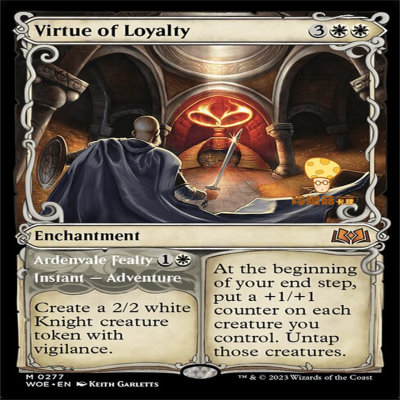 忠诚之美德Virtue of Loyalty万智牌MTG艾卓仙踪WOE277英文/中文