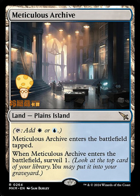 整洁档案库Meticulous Archi万智牌MTG庄园谋杀案MKM264英文平/闪