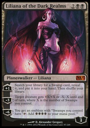 coptus卡牌 万智牌 mtg 英文闪 品相95  闇境莉莲娜 核心系列13