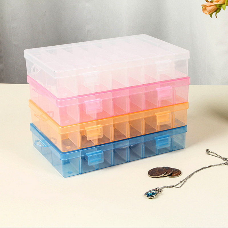 热销24格收纳盒 透明塑料整理美甲diy手工材料珠宝耳钉拼豆包装盒,收纳整理,其他收纳盒,淘宝优惠券,粉丝福利购,淘宝优惠卷