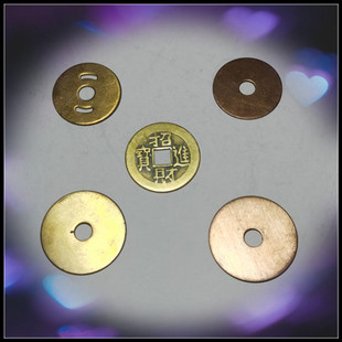天津纯手工花毽专用铜底托片 铜片老钱(不讲价不包邮)