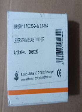 Dold多德IK9270时间继电器 IK9270.11，