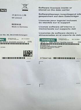 6SL3054-4AG00-2AA0-Z，Z=E01