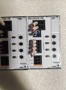 BLOCK pm-0724-400-0成色95新，两台