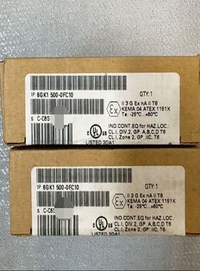 Siemens 6GK1 500-0FC10防爆接头，来