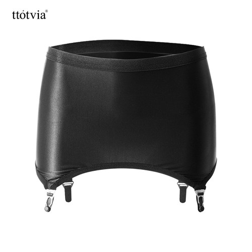 ttotvia复古经典金属扣吊袜带