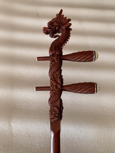 小叶紫檀龙头二胡杆子越胡杆高胡杆婺剧杆赣胡杆花鼓大筒杆子