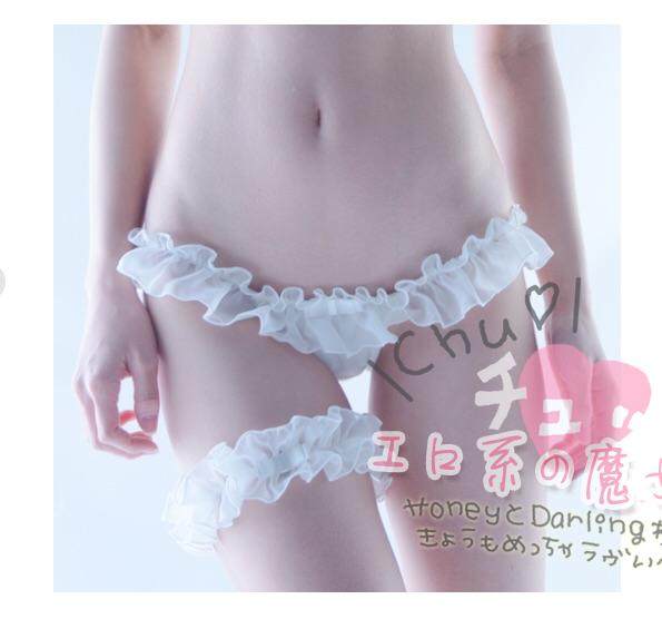 支持定做牛岛良肉超超超低透视雪纺3D决胜胖次cos少女三角内裤