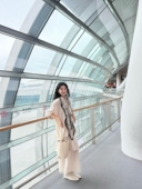 两件套3043 静奢风春秋针织衫 双层半裙 花生女郎 朵妈自留