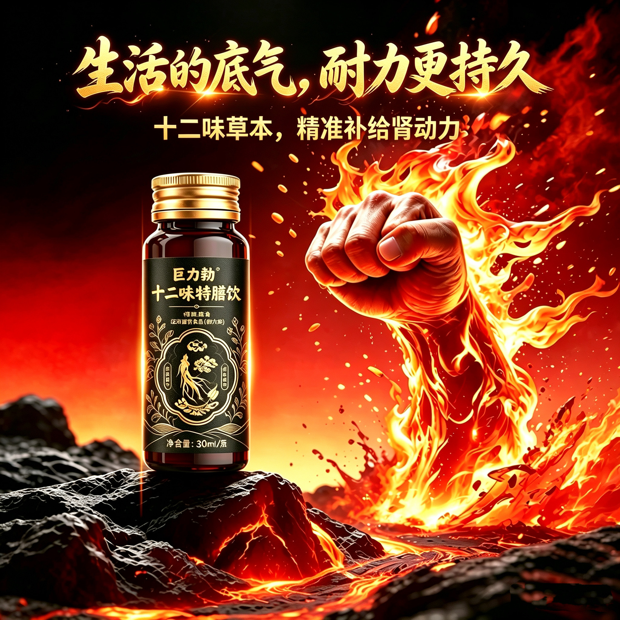 十二味精华草本助力男性元气补固精强肾持久人参黄精肉苁蓉腰肾膝