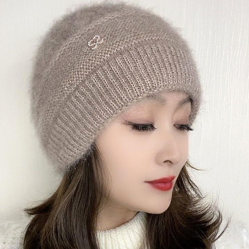 松鼠绒秋冬保暖针织帽包头帽护耳时尚洋气双层加厚堆堆帽女士帽子,服饰配件/皮带/帽子/围巾,帽子,淘宝优惠券,粉丝福利购,淘宝优惠卷