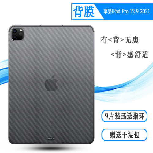 适用苹果iPad Pro 12.9(2021)平板后膜A2378/A2379/A2461磨砂贴纸防磨花背面膜防灰尘平板电脑贴膜防刮背膜