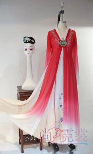 出租古典舞湘云飞桃李杯艺考舞蹈演出服中国风扇子舞飘逸戏曲服装