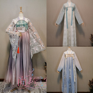 北京出租女汉服花神赋精品刺绣女齐胸襦裙大袖衫套装春夏古装