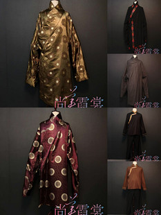 藏式 服装 藏袍康巴藏族服装 出租男士 上衣氆氇边藏服舞蹈演出服北京