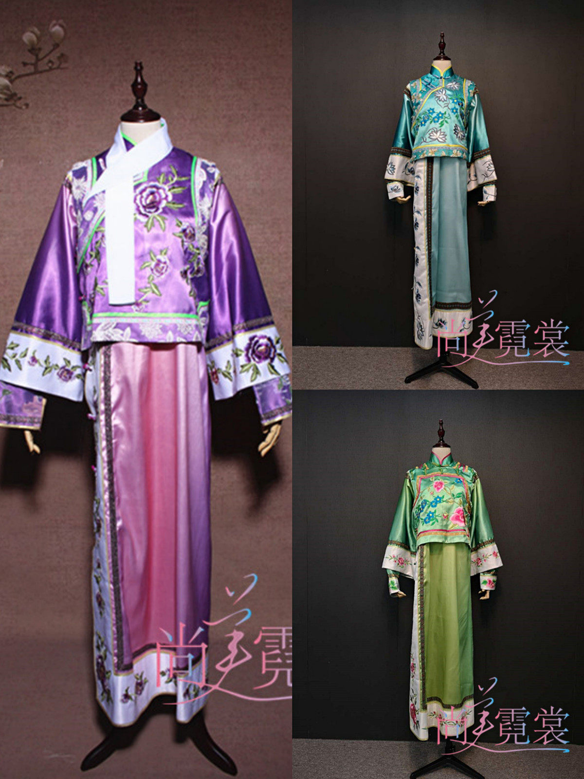 清朝古装旗装妃子妃嫔贵妃格格演出服甄嬛传服饰北京定做出租