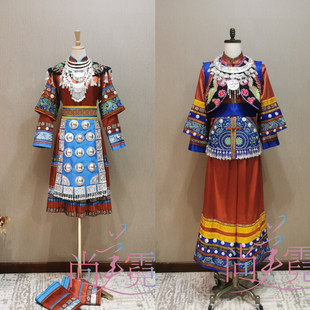 《北京出租》侗族男女少数民族服装云南56个少数民族演出服三月三