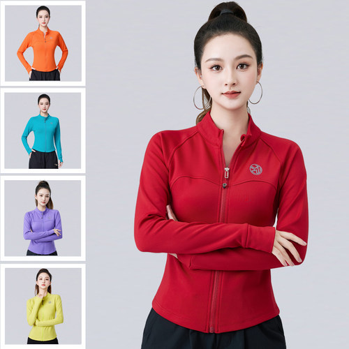 广场舞跳操加绒开衫长袖上衣