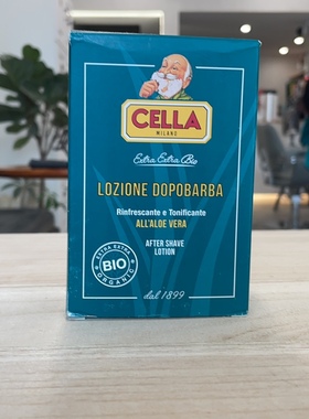 意大利cella有机芦荟男士须后水镇静爽肤舒缓肌肤100ml