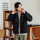 宽松翻领情侣防风休闲外套秋冬 男士 清仓 BENPANDA日系夹克长袖