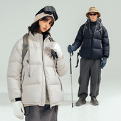 BENPANDA熊猫本阿莱奇立领面包羽绒服男冬季 外套 90白鸭绒日系冬装