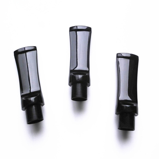 烟斗配件diy石楠木小号手工烟斗制作烟嘴咬嘴过滤烟嘴短款斗嘴