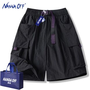 男款 潮牌休闲短裤 夏季 宽松薄款 男胖子加肥加大 大码 潮流五分裤 男装