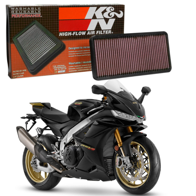 阿普利亚RSV4空气滤芯KN空滤进气格滤清器AL-1015