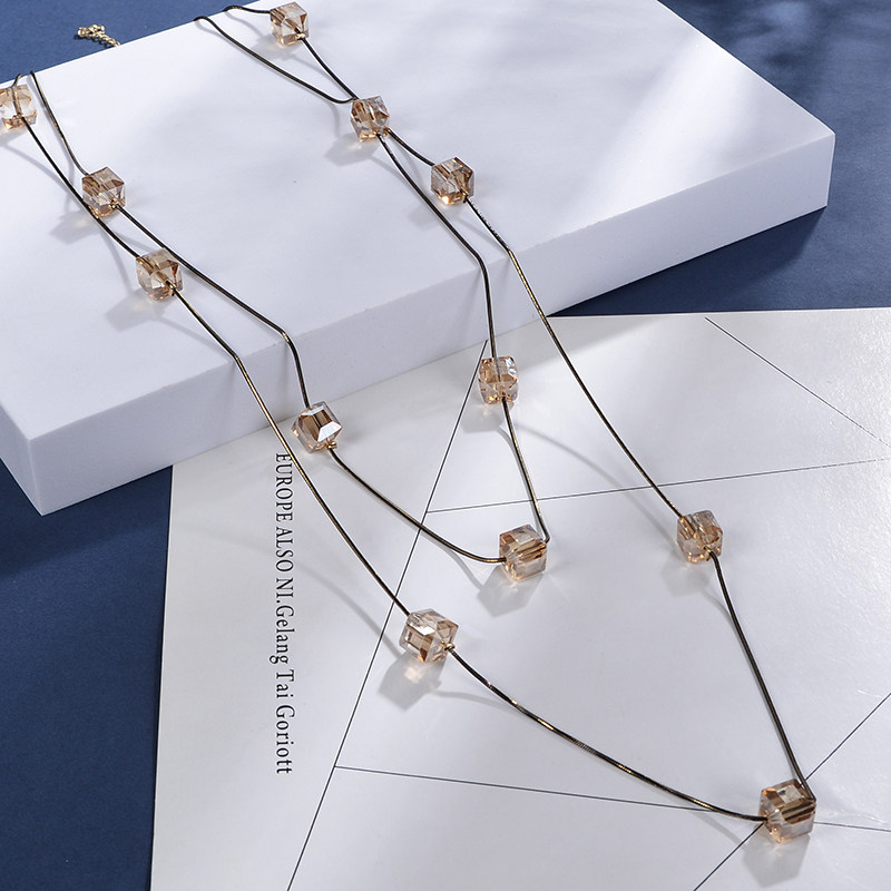 秋冬毛衣链长款百搭链子韩国2025年新款衣服挂件女配饰饰品项链