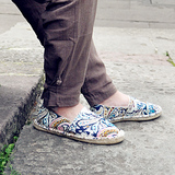 新款男士花布鞋M15，男鞋帆布鞋，星座917（原B382）