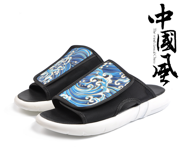 民族风新款潮拖风面包拖鞋保太和A108TX02p85，男鞋拖鞋，电商B382