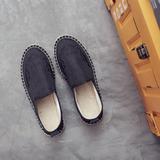 麻底刺绣男士麻料绣花布鞋A415M11P50，男鞋帆布鞋，星座917（原B382）