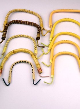 陶瓷茶壶提手柄把手把提梁茶具配件竹编竹根竹子提壶藤提日式壶把