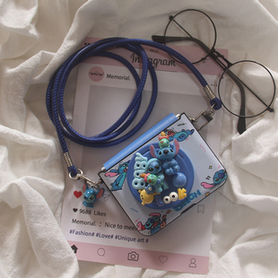 ins韩风可爱卡通史迪仔适用华为puraX手机壳Pocket2摩托罗拉Razr60折叠屏OPPOFindN3Flip小米MIXFlip2保护套