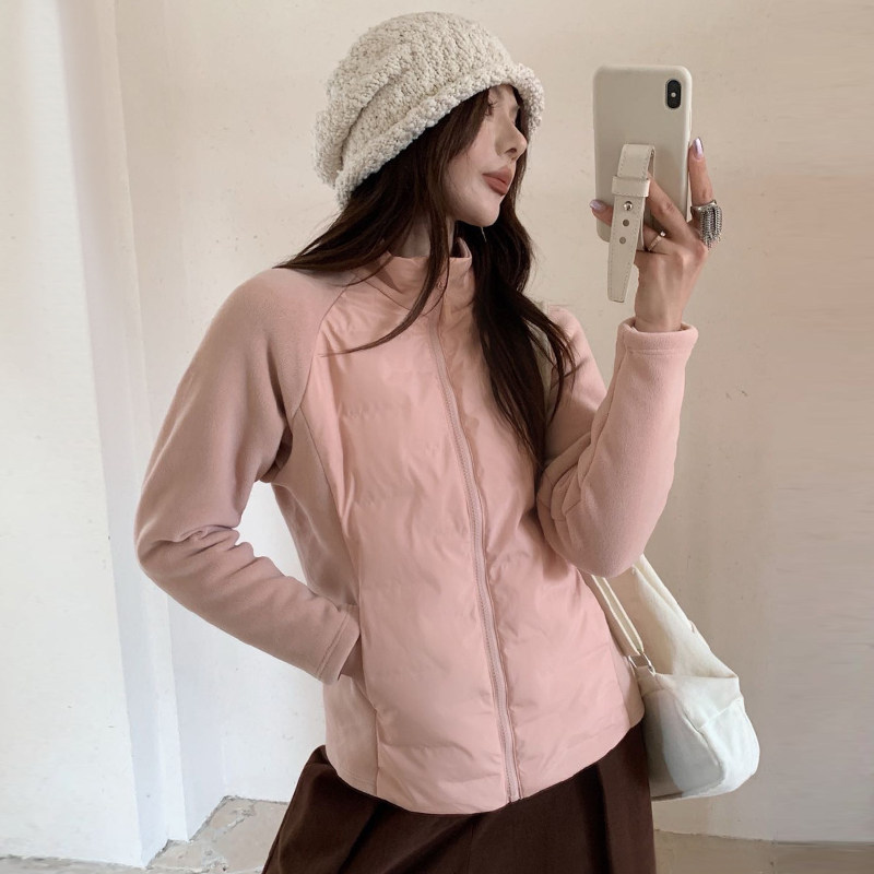 摩女薇薇修身收腰羽绒服女2025新款冬季小个子轻薄短款摇粒绒外套,女装/女士精品,羽绒服,淘宝优惠券,粉丝福利购,淘宝优惠卷