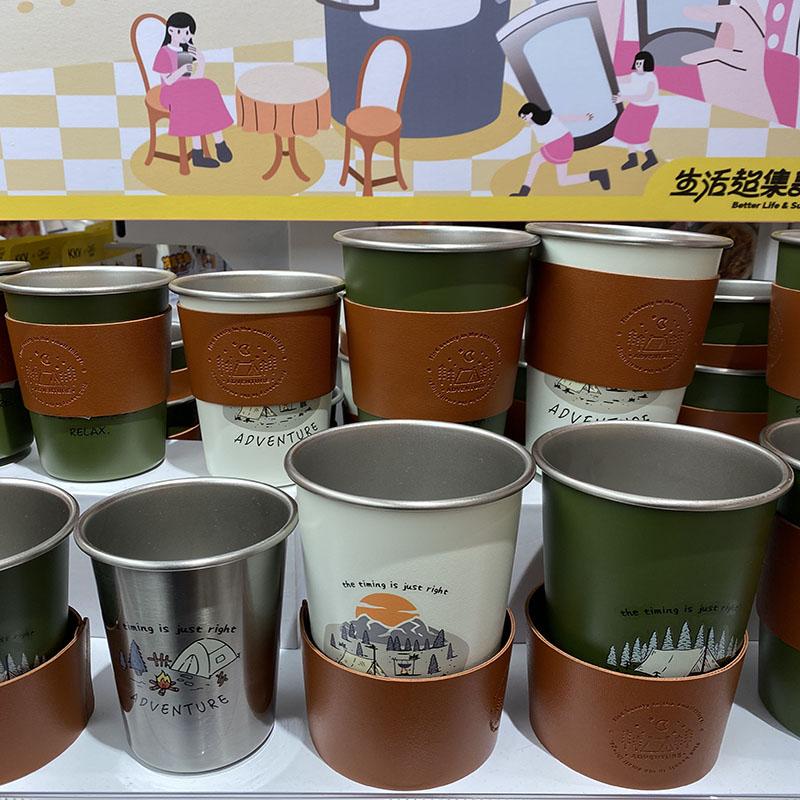 304不锈钢创意咖啡露营杯