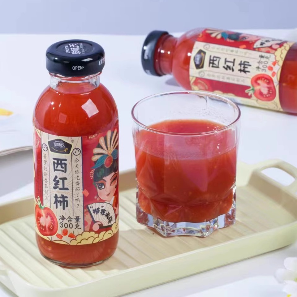 普罗旺斯番茄汁水果西红柿汁果蔬饮料300克×12瓶装太原同城配送