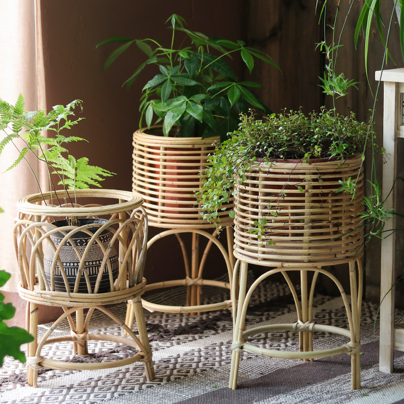 花架子印尼藤编网红单个庭院