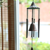 铁艺风铃铸铁挂件阳台玄关园艺花园院子花店窗户装 饰挂饰复古做旧