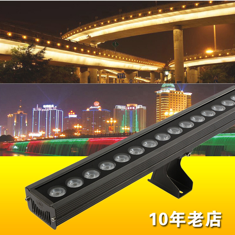 led室内工程条形36w背景洗墙灯