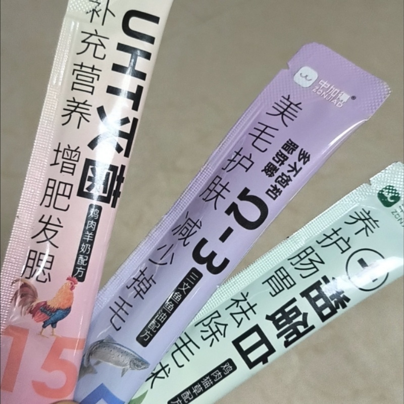 中加得猫条零食猫咪零食幼猫妙鲜包猫粮粮包图片
