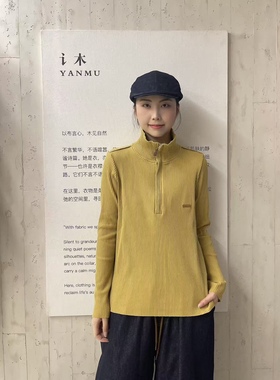 女装2025秋冬新打底衫35731休闲文艺显瘦宽松百搭高领套头衫