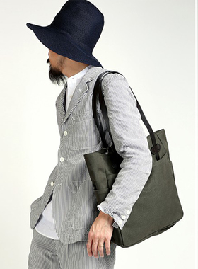 轻奢潮人 复古tote包托特单肩包帆布手提包购物袋复刻760男女通用