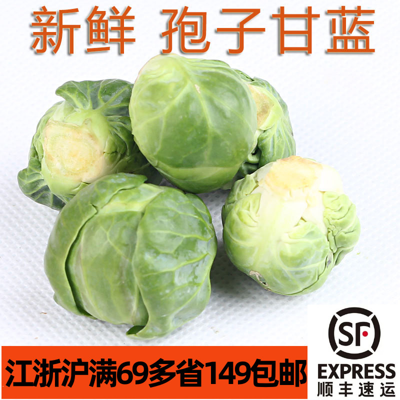 新鲜蔬菜食用孢子甘蓝小甘蓝迷你卷心菜 brussel sprouts烤制水煮